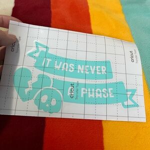 It Was Never A Phase Vinyl Decal ☠️